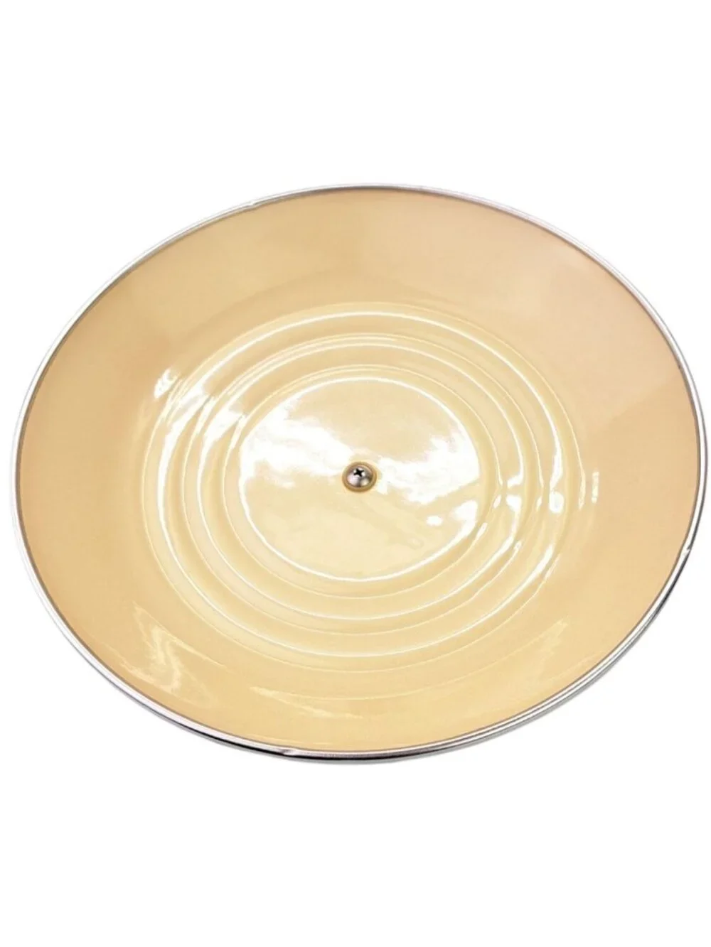 Le Creuset Round Dutch Oven Pot Lid Cast Iron Blue LID ONLY Replacement 9.3